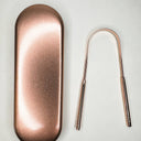 Tongue Scraper Travel Case — Sleek Stainless Steel Storage
